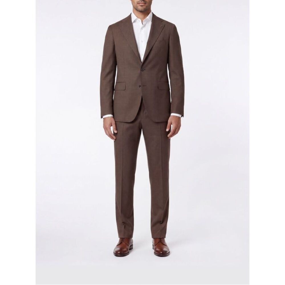 Tagliatore Men Single-Breasted Wool Suit Tagliatore